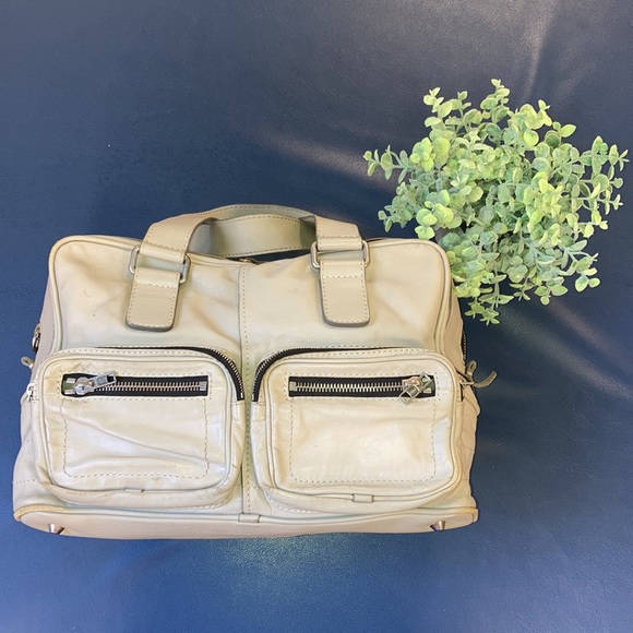 CHLOE BETTY BAG Dove GRAY AS IS Large leather satchel, spot, missing coin purse - Picture 4 of 15